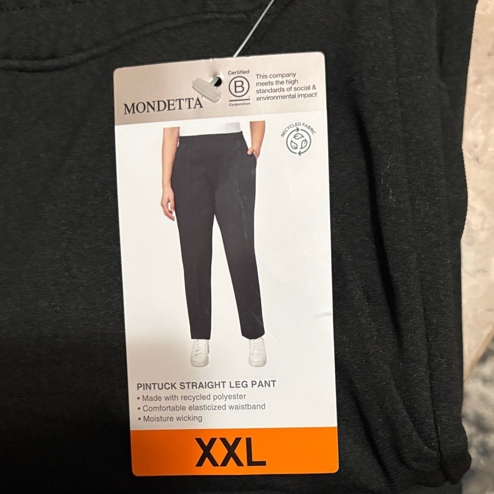Mondetta Charcoal Pintuck Pants XXL